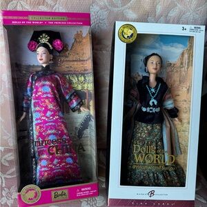 Barbie Princess of China and Navajo Dolls